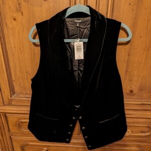 Torrid Velvet Vest w/ Stretch Sz 2